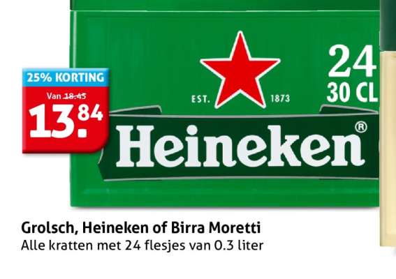 Grolsch, Heineken of Birra Moretti