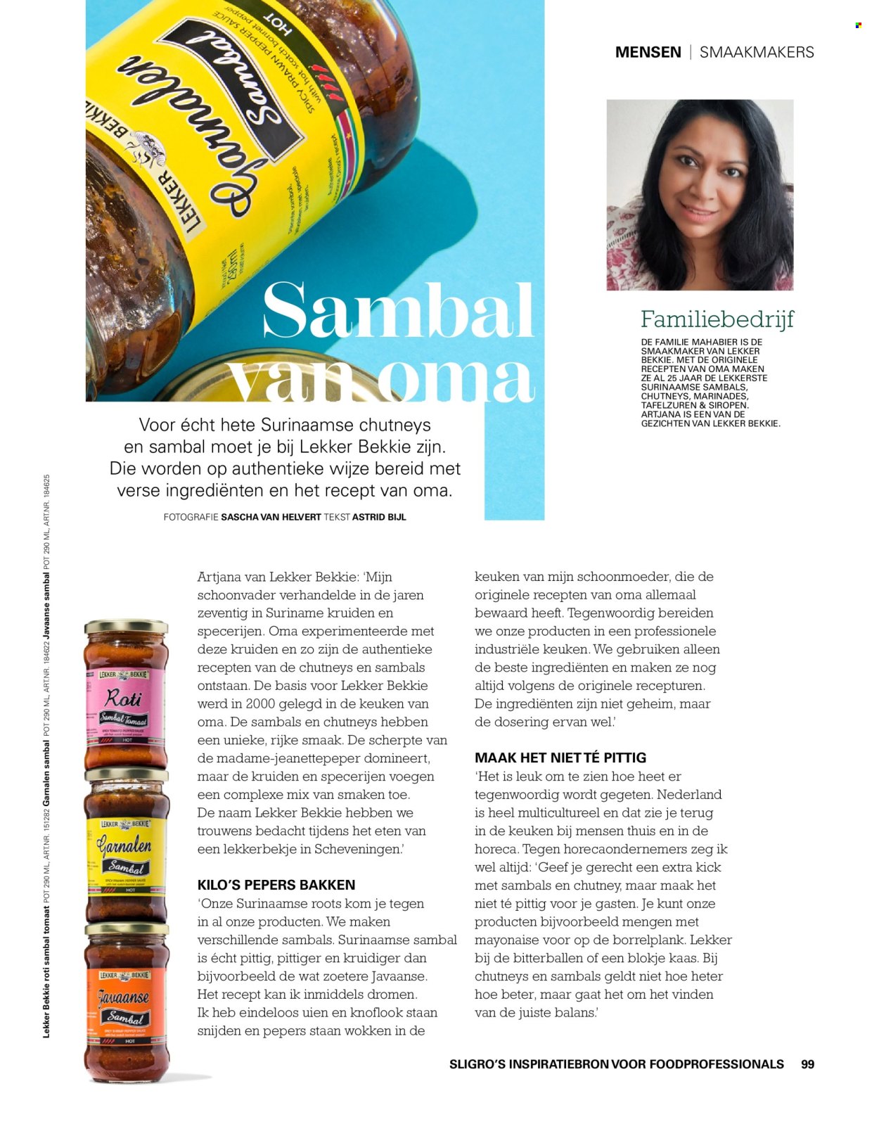 Sligro-aanbieding. Pagina 99