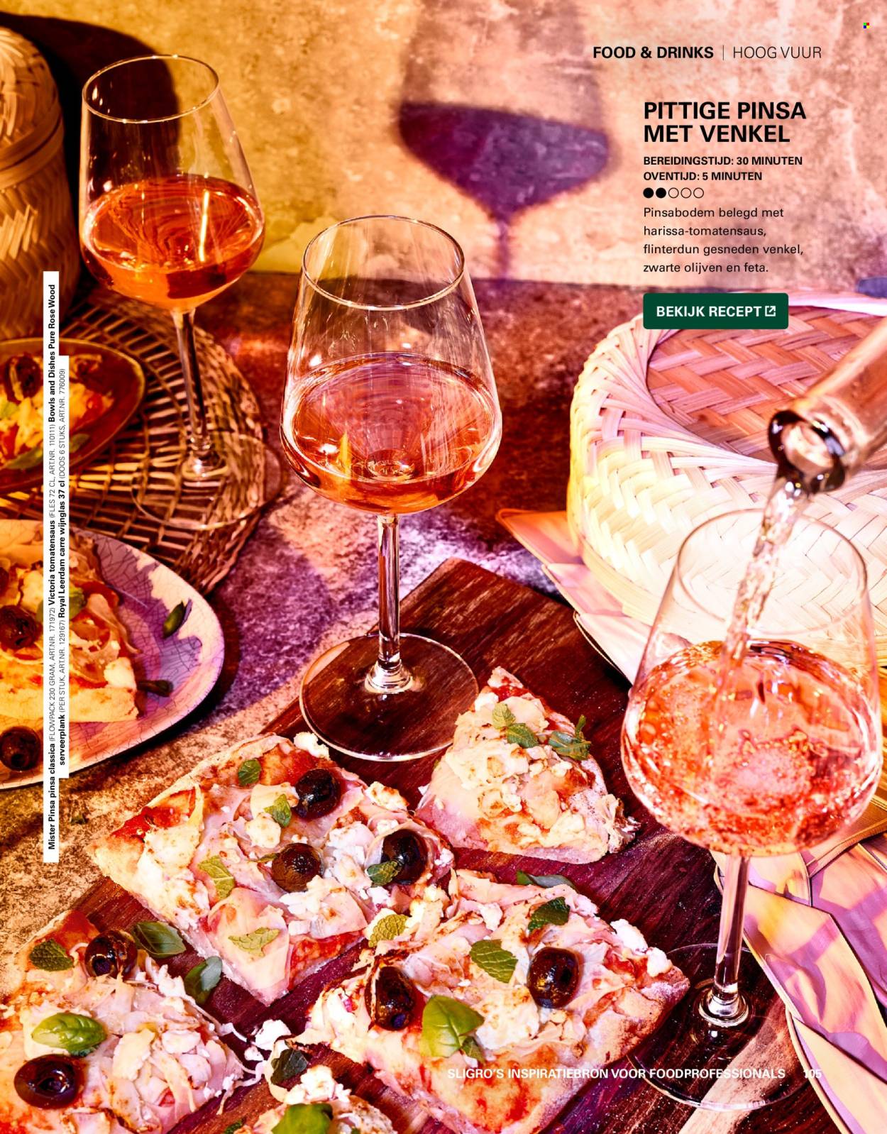 Sligro-aanbieding. Pagina 105
