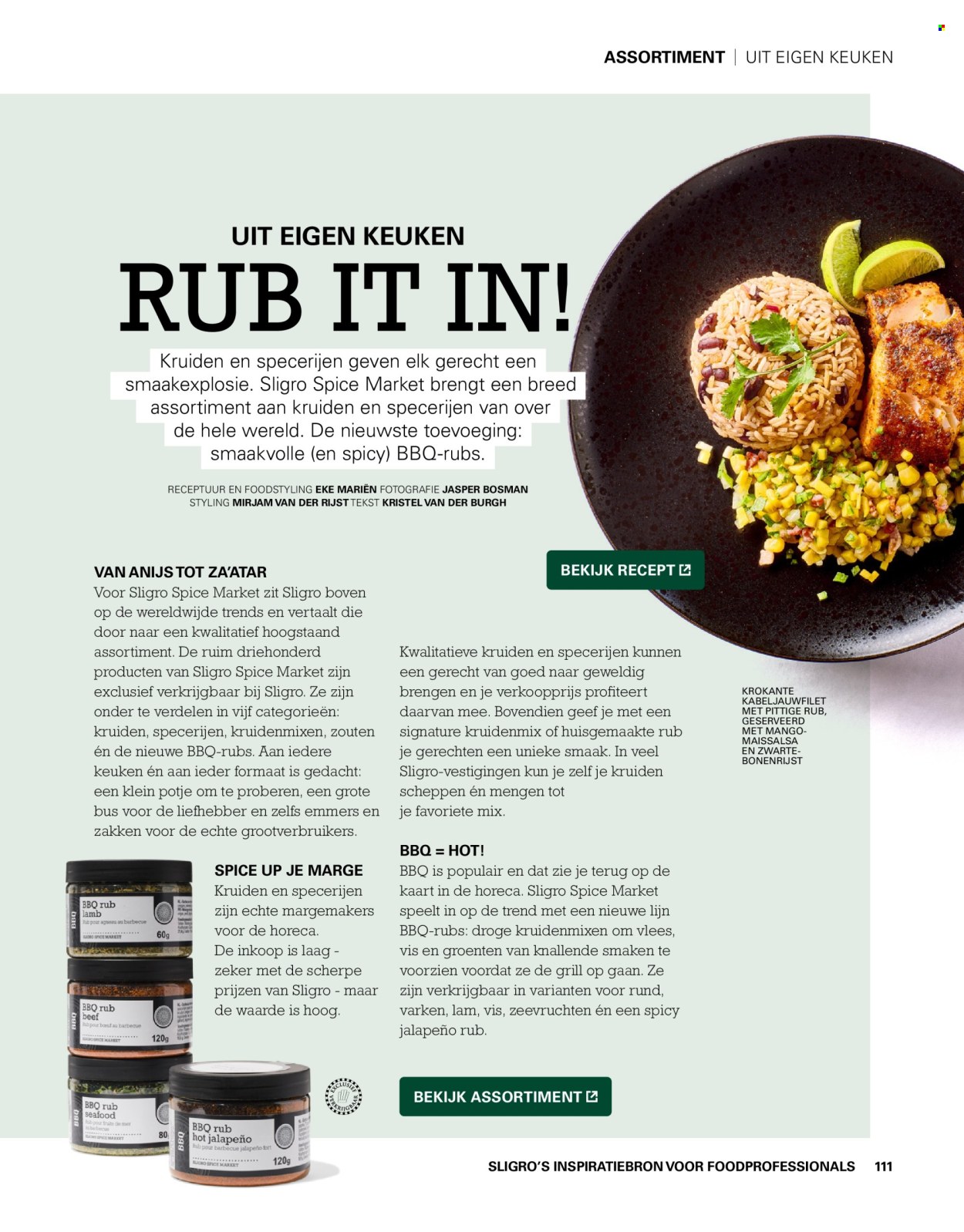 Sligro-aanbieding. Pagina 111