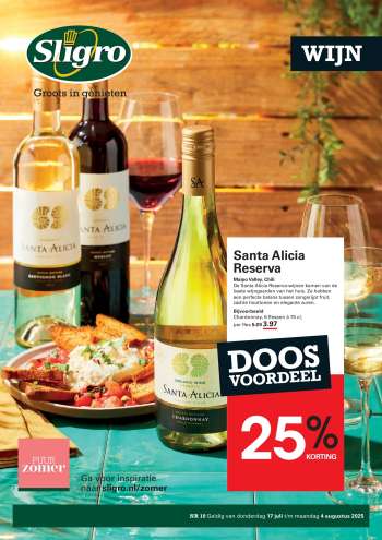 Sligro-aanbieding - 17-7-2025 - 4-8-2025.