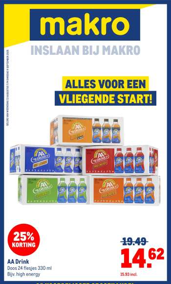 Makro-aanbieding - 13-8-2025 - 9-9-2025.