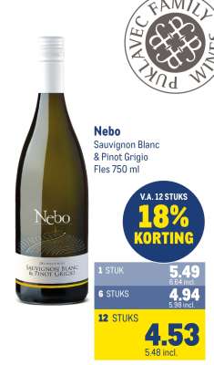 Nebo Sauvignon Blanc & Pinot Grigio