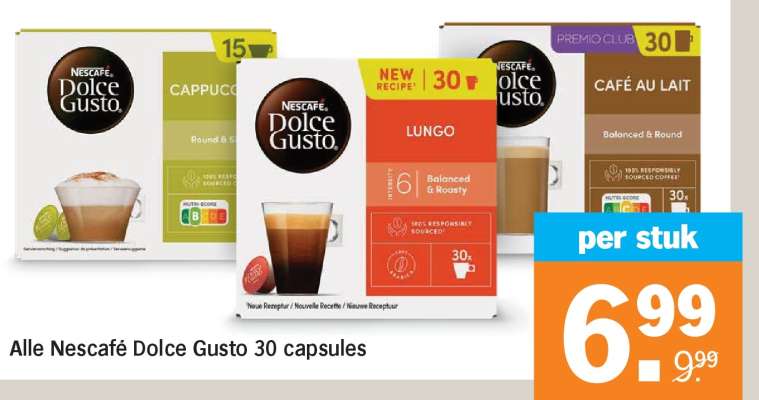 Nescafé Dolce Gusto 30 capsules