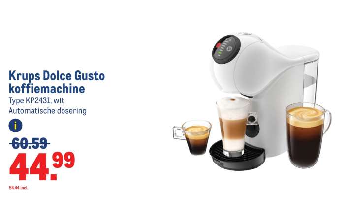 Krups Dolce Gusto koffiemachine