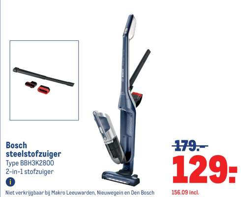 Bosch steelstofzuiger