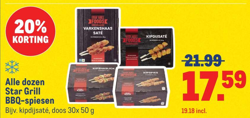 Star Grill BBQ-spiesen