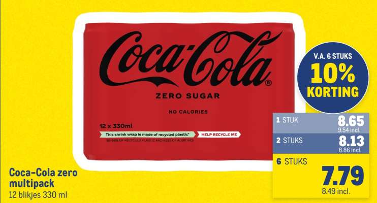 Coca-Cola zero multipack