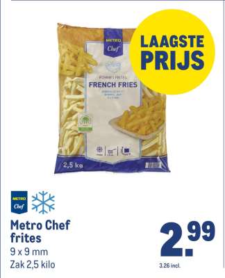 Metro Chef frites