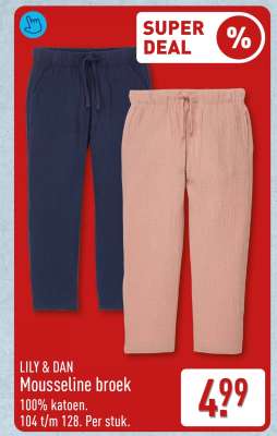 LILY & DAN Mousseline broek