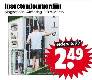 Insectendeur gordijn
