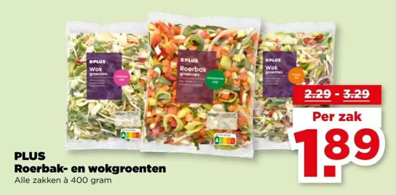 PLUS Roerbak- en wokgroenten