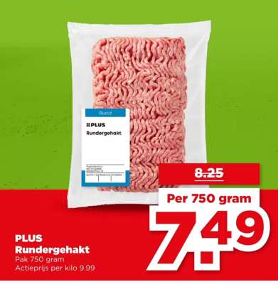 PLUS Rundergehakt