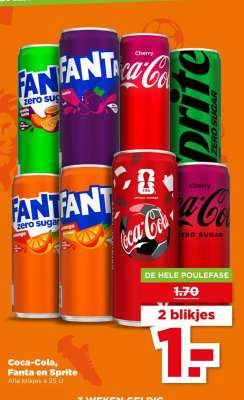 Coca-Cola, Fanta en Sprite