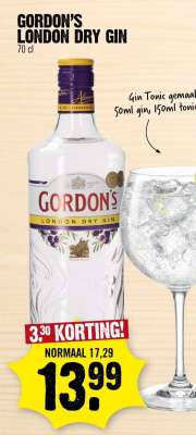 Gordon's London dry gin