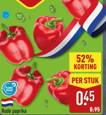 Rode paprika