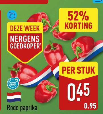 Rode paprika
