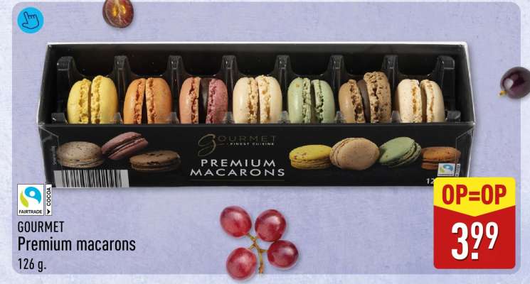 GOURMET Premium macarons