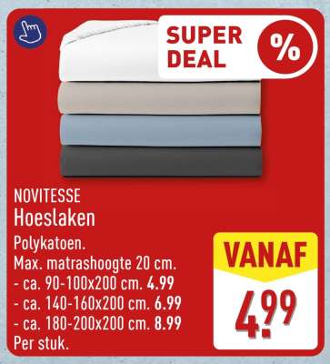 NOVITESSE Hoeslaken