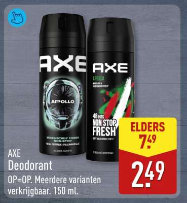 Axe deodorant
