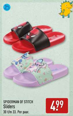 SPIDERMAN OF STITCH Sliders