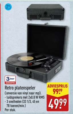 Retro platenspeler