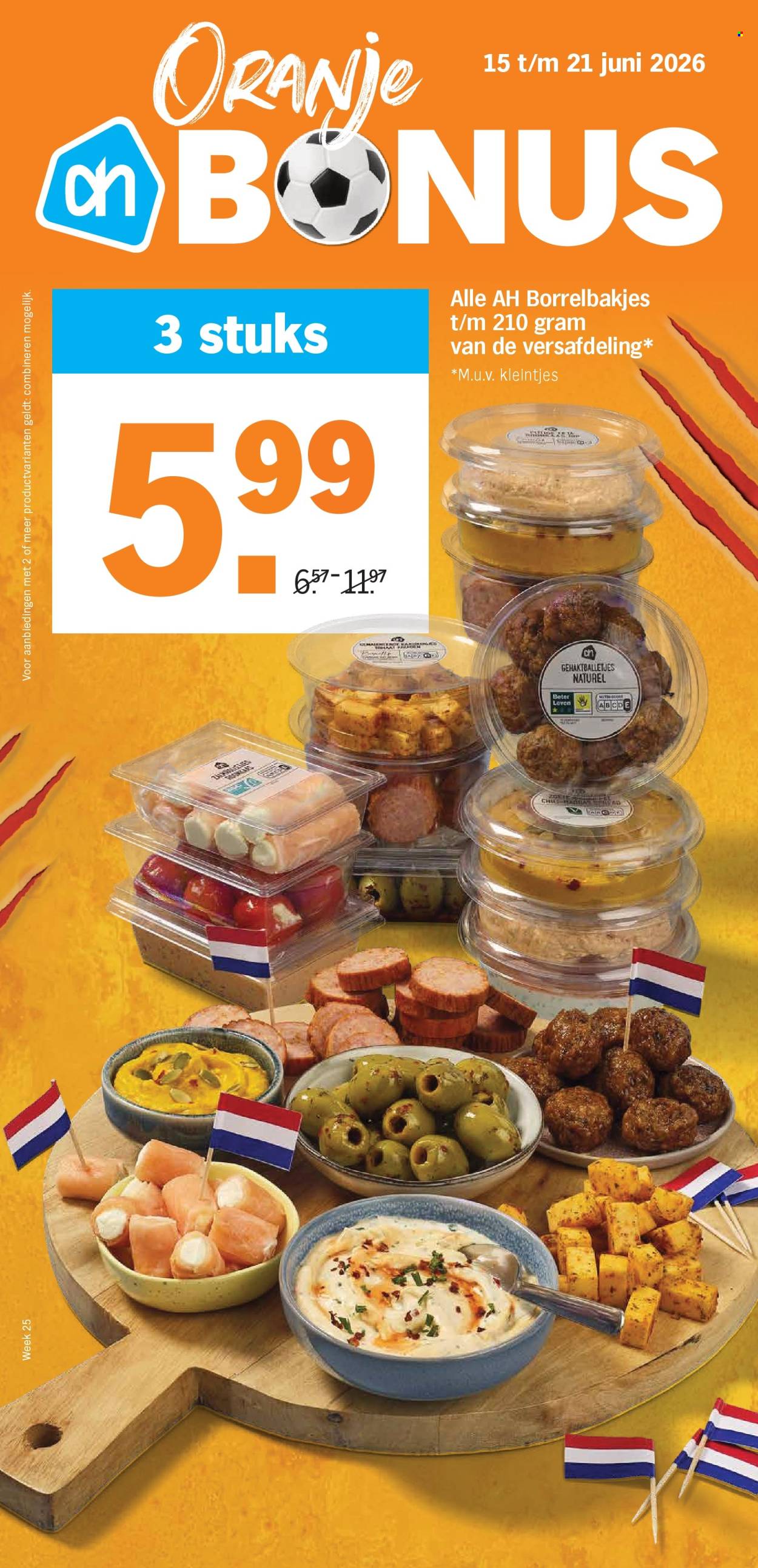 Albert Heijn-aanbieding - 15-6-2026 - 21-6-2026. Pagina 1