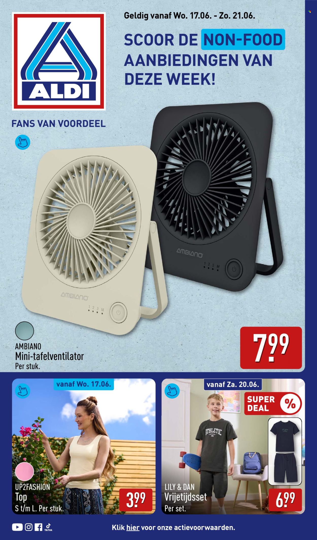Aldi-aanbieding - 17-6-2026 - 21-6-2026. Pagina 1