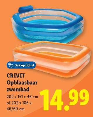 CRIVIT Opblaasbaar zwembad