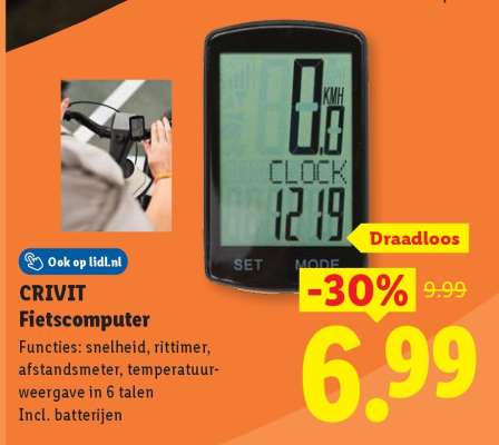 CRIVIT Fietscomputer