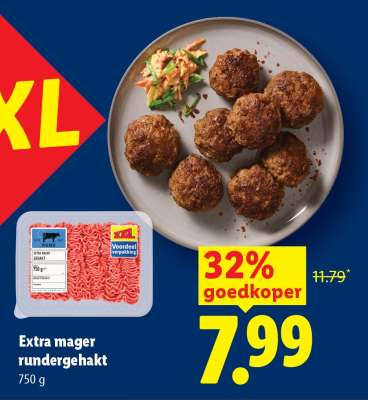 Extra mager rundergehakt