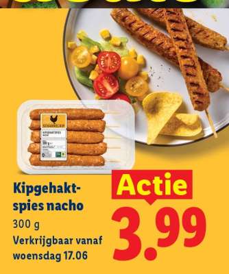 Kipgehaktspies nacho