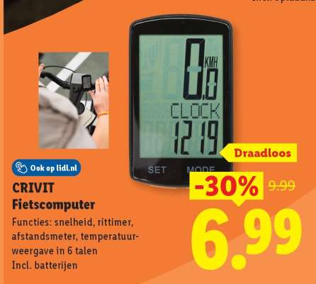 CRIVIT Fietscomputer