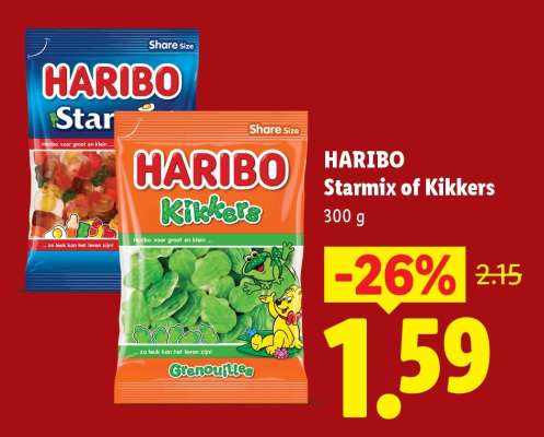 HARIBO Starmix of Kikkers