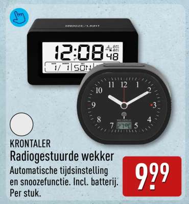 KRONTALER Radiogestuurde wekker