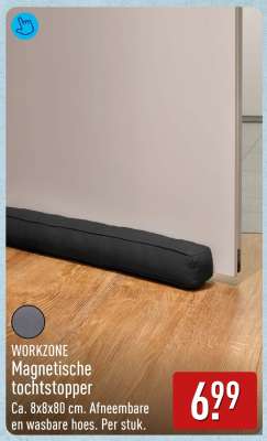 WORKZONE Magnetische tochtstopper
