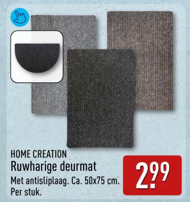 HOME CREATION Ruwharige deurmat
