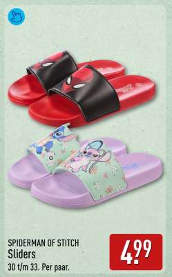 SPIDERMAN OF STITCH Sliders
