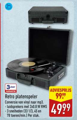Retro platenspeler