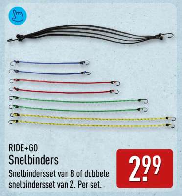 RIDE+GO Snelbinders