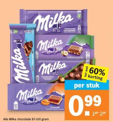 Milka chocolade