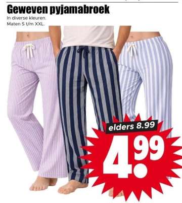 Geweven pyjamabroek