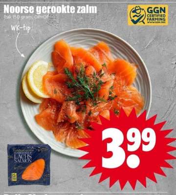 Noorse gerookte zalm