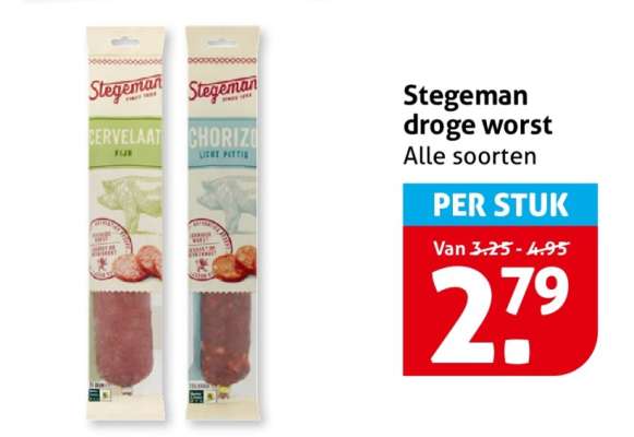 Stegeman droge worst