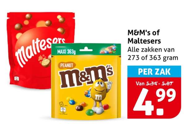 M&M’s of Maltesers