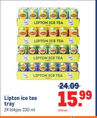 Lipton ice tea tray