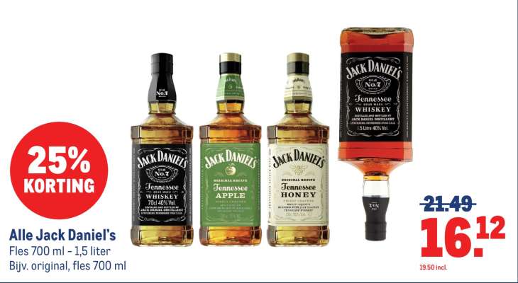 Alle Jack Daniel's