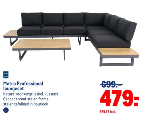 Metro Professional loungeset