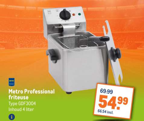 Metro Professional friteuse