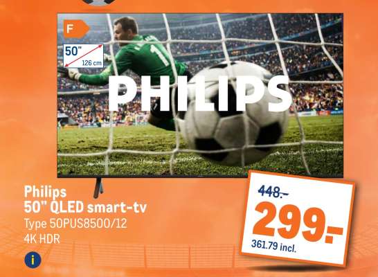 Philips 50” QLED smart-tv